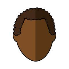 young man avatar character vector illustration design