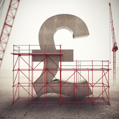 Strengthen british economy . 3D Rendering