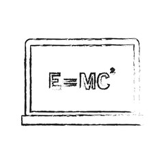relativity theory equation math icon image vector illustration design