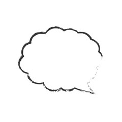 skecth bubble speech cloud vector illustration eps 10