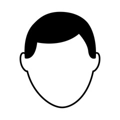 young man avatar character vector illustration design