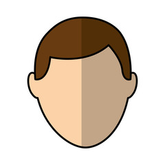 young man avatar character vector illustration design