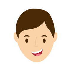 young man avatar character vector illustration design
