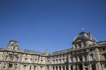 Fototapeta premium Louvre museum in Paris, France