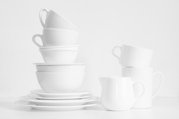 White still life