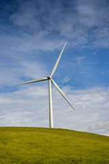 Fototapeta premium Windmill - Wind Turbine on Hill