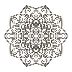Mandala. Ethnic decorative element.