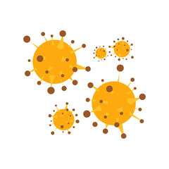 Vector illustration of germs.