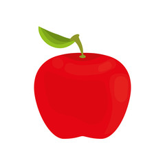 apple sweet fruit icon vector illustration eps 10