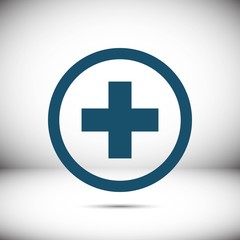 Fototapeta premium plus icon stock vector illustration flat design