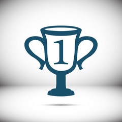 champions cup icon stock vector illustration flat design