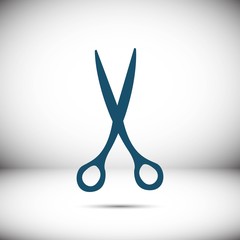 scissors icon stock vector illustration flat design