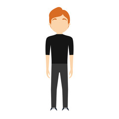 character man faceless image vector illustration eps 10