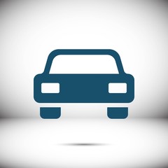 car icon stock vector illustration flat design
