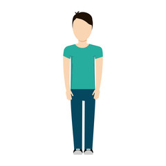 character man faceless image vector illustration eps 10