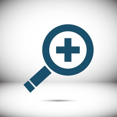 search icon stock vector illustration flat design