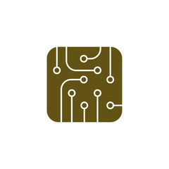 Pictograph of circuit board