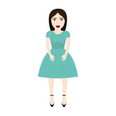 character woman style image vector illustration eps 10