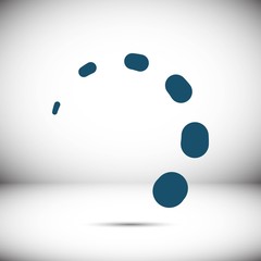 loading icon stock vector illustration flat design