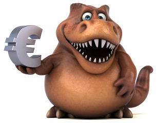 Fun Trex - 3D Illustration © Julien Tromeur