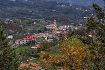 cusano mutri village in matese park