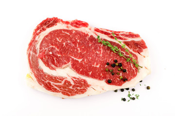 Slide rib eye beef preparation for cooking