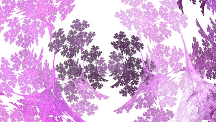 Abstract fractal pink fantasy