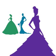 Brides on the catwalk