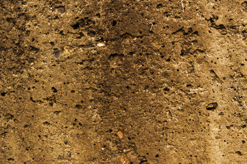 Concrete wall background, wall texture, yellow concrete background