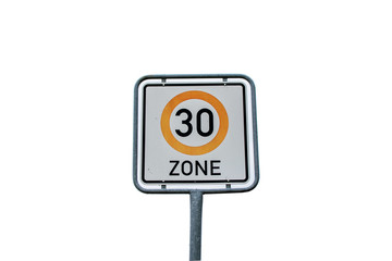 thirty speed sign