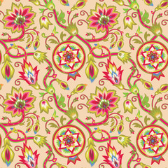 Abstract seamless vintage pattern