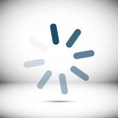 loading icon stock vector illustration flat design