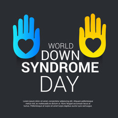 world down syndrome day.