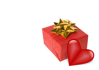 Gift with heart