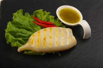 Grilled squid