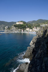 Fototapeta na wymiar Cinqeterre coast