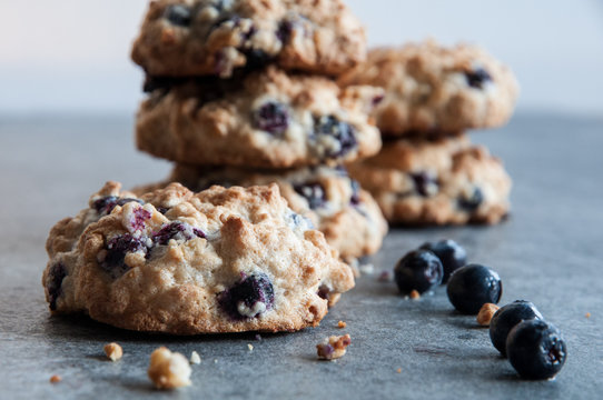 Organic blueberry cookies