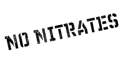 No Nitrates rubber stamp. Grunge design with dust scratches. Effects can be easily removed for a clean, crisp look. Color is easily changed.