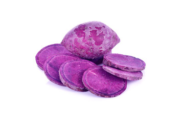 Obraz na płótnie Canvas Purple sweet potato mash