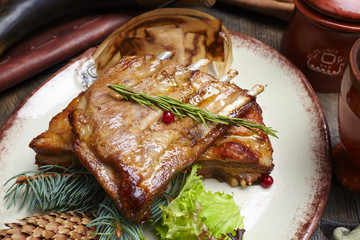 grilled ribs