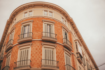 Fototapeta na wymiar the sunny life and feelings in Malaga in Spain