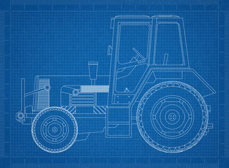 Tractor blueprint