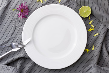 White Empty Plate