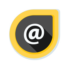 Obraz premium E-mail button illustration