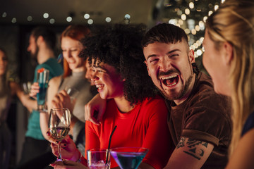 Friends In A Nightclub