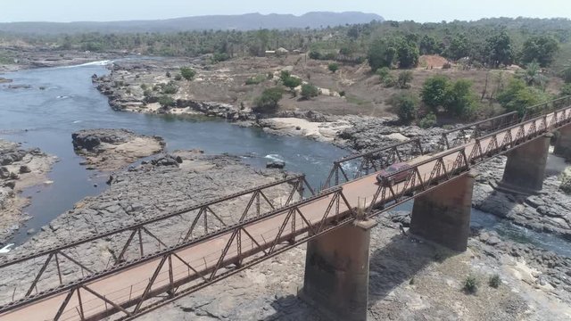 Afrika Guinea Drohne Luftaufnahmen Drone Aerials