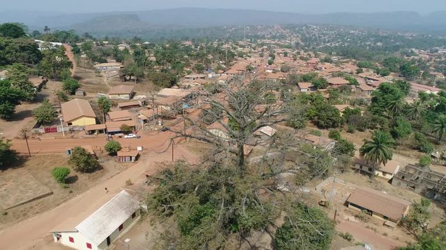 Afrika Guinea Drohne Luftaufnahmen Drone Aerials