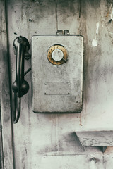 Vintage payphone