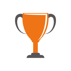 Cup trophy championship icon vector illustration graphic design