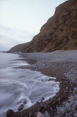 Fototapeta premium Millook Haven Shingle beach Cornwall